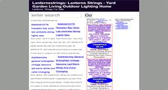 Desktop Screenshot of lanternsstrings.com