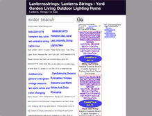 Tablet Screenshot of lanternsstrings.com